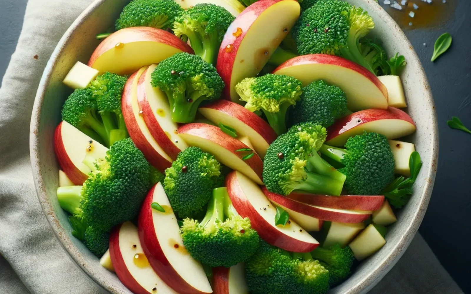 broccoli and apple salad