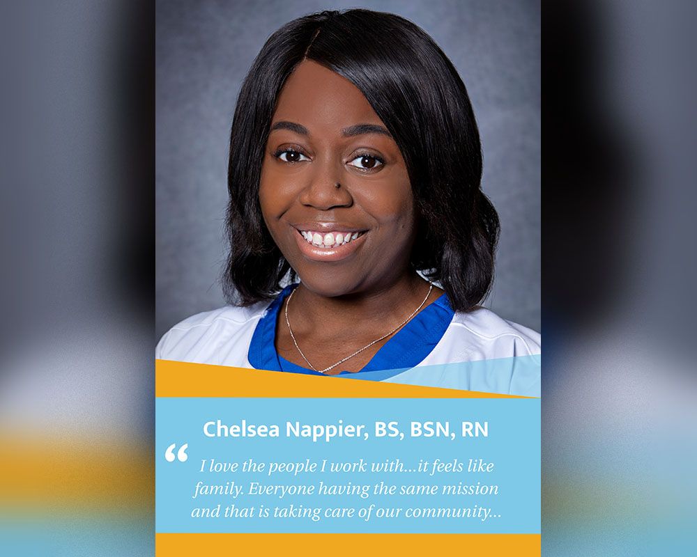 Meet Chelsea Napier, BS, BSN, RN